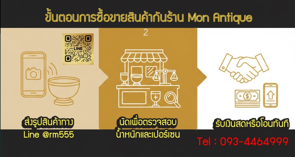 ขั้นตอนการรับซื้อเครื่องเงิน